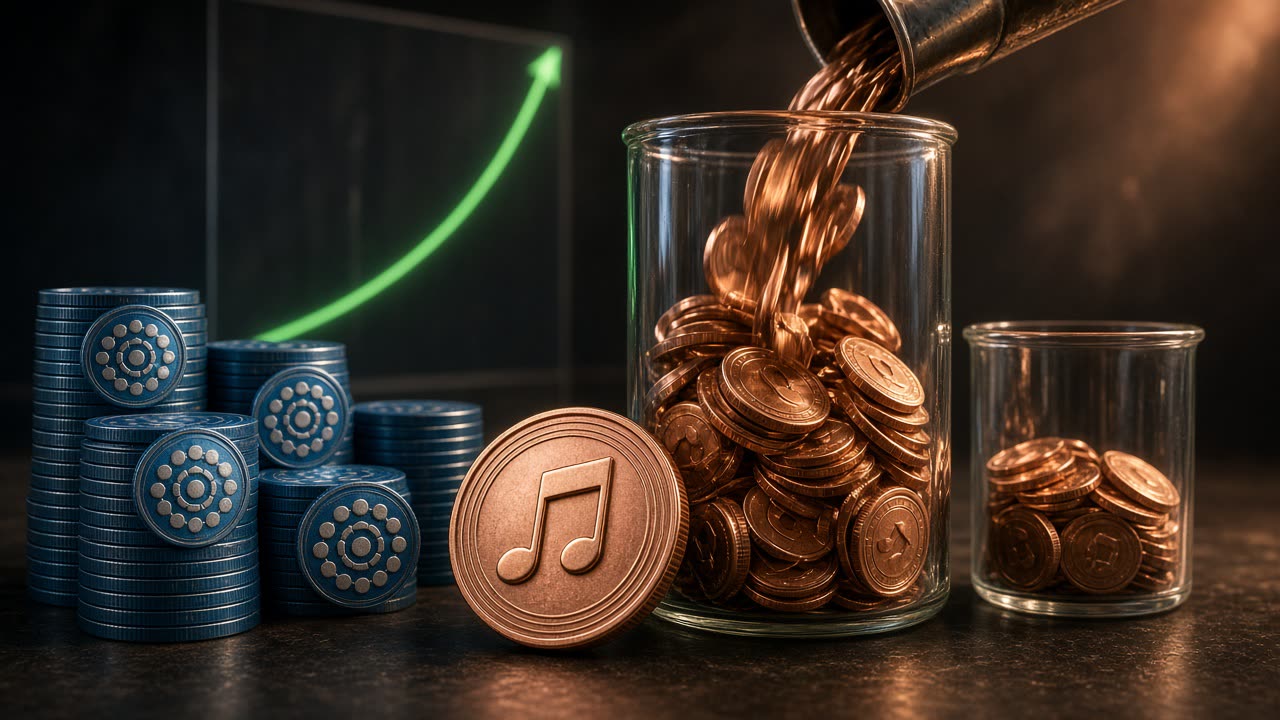 $SONG is at 0.04512 ADA and stays sixth, and DreamBigSwap has its strongest day in two weeks